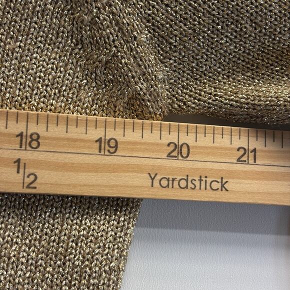 Vintage Valerie Stevens Women Beaded Glam Old Money Cardigan Sweater Size M Gold - Picture 5 of 9